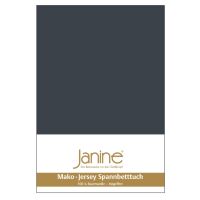 Spannbetttuch Mako-Feinjersey 5007 titan 180x200 cm